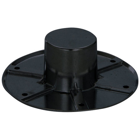 RUSSELL PRODUCTS Russell Products MA-1112B Black Pedestal Base - Flush MA-1112 BLACK